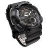 Casio AEQ-110W-1BV Men's World Time Analog-Digi Quartz Watch with Black Inverted LCD, Black, Overseas Model [Parallel Import]