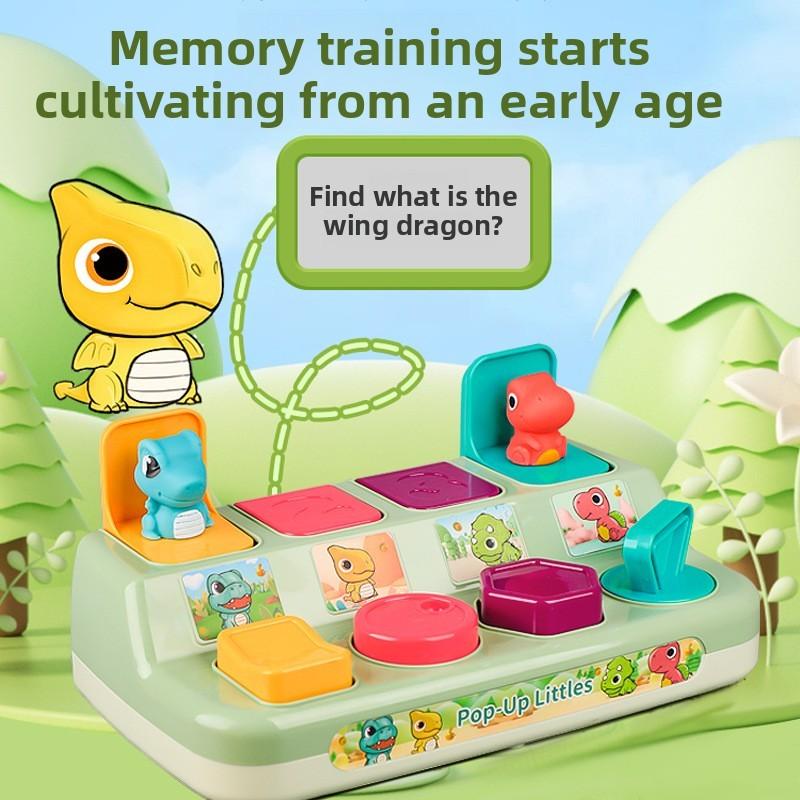 Switch Box Dinosaur Kids Puzzle Toy Early Learning Manual Enhancement Dexterity