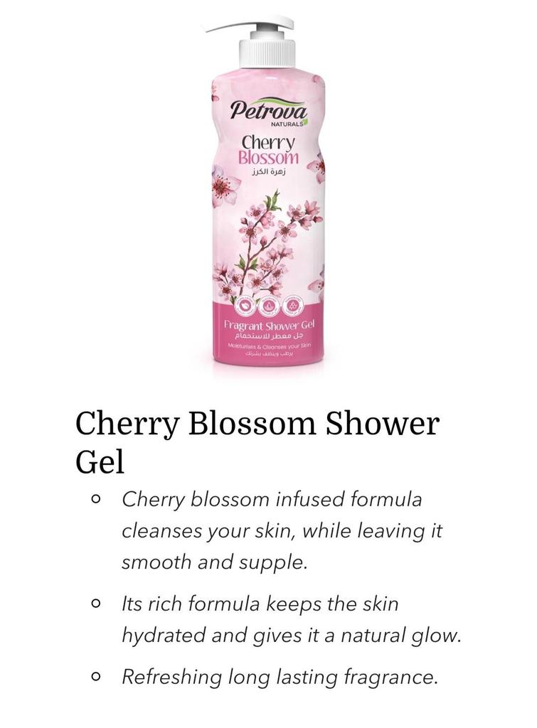 Organic Fragrance Shower Gels - Petrova Line - Moisturises and Cleanses your skin