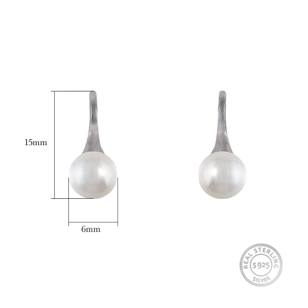 Srebrne kolczyki w kształcie gruszki, walentynkowe prezenty dla dziewczyny, kolczyki do prezentów dla kobiet i dziewcząt