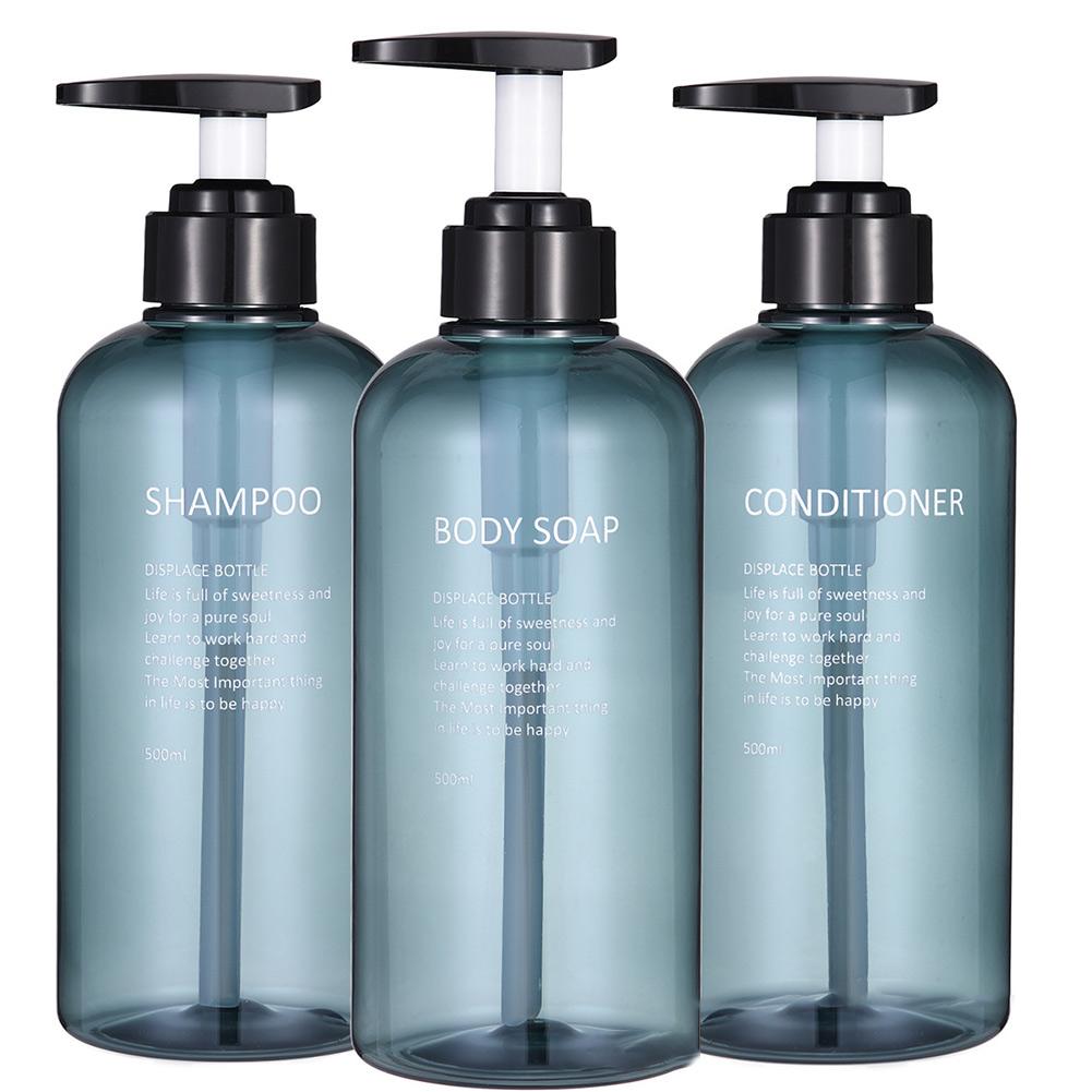 For Hand Soap For Shampoo Nordic Style Bottle Shampoo Container Kitchen Storage 500ml Thick Plastic Soap Bottle