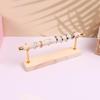 Solid Wood Base Ring Display Rack Sponge Stick Ring Holder Multi Layer Ring Storage And Organization Rack Removable Metal Rack
