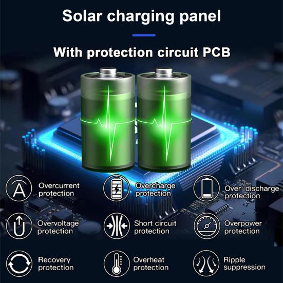 Solar Panels for Arlo Pro 4/Ultra 2/Pro 3 Lightweight Design Stable Power Output Outdoor Cameras Plug-and-Play Solar Charger