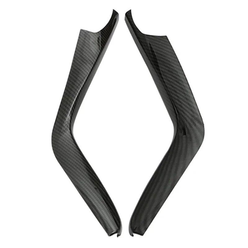 ABS Plastic Car Interior Gear Shift Panel Strips Trim Sticker for Honda Civic 2016-2021 Carbon Fiber Look Accessories