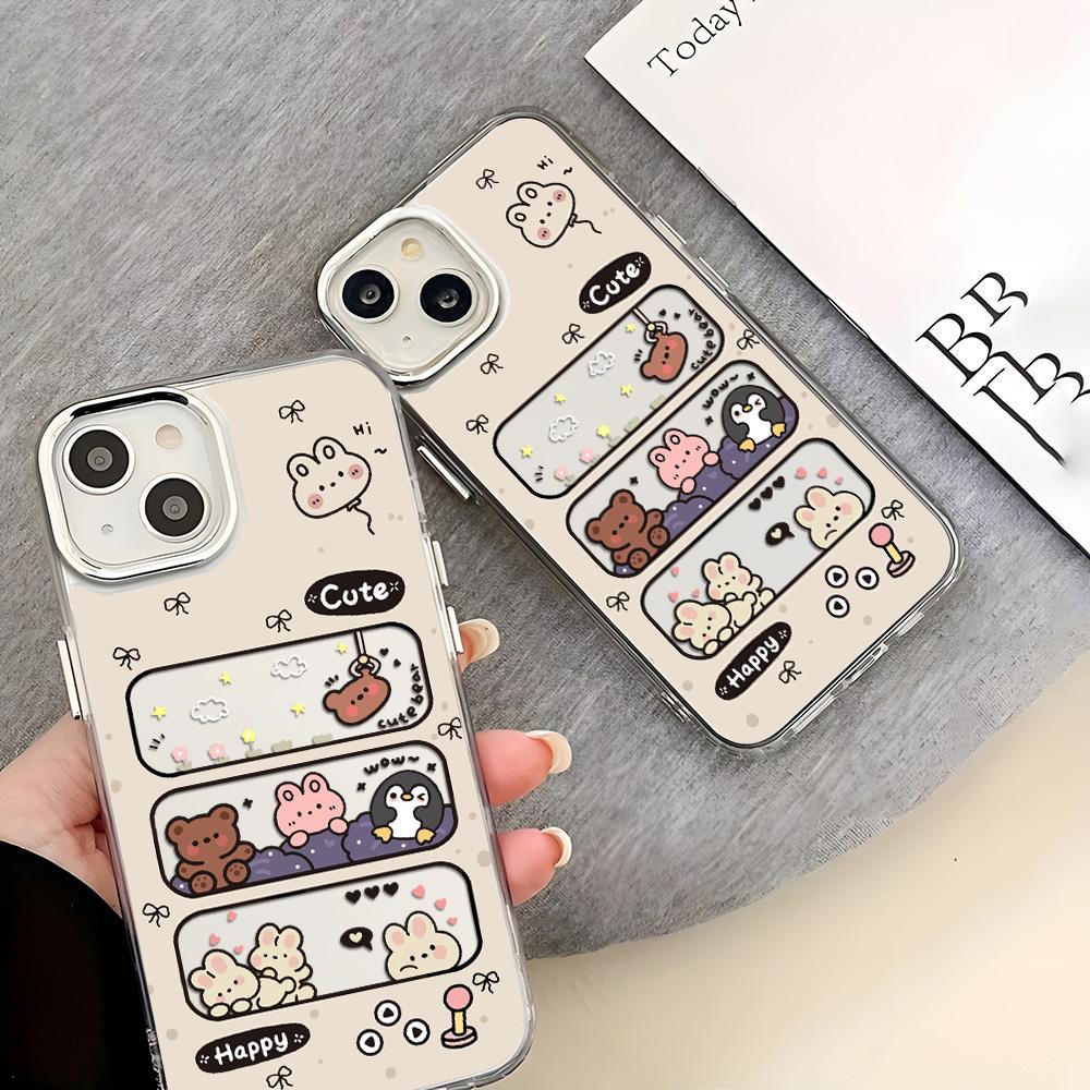 Transparent Phone Case for iPhone 11 12 13 iPhone 13 14 15 Pro 15 16 Pro Max Samsung A15 A16 A25 A26 A55 A56 S25 S24 S22 S23 Ultra S25 Edge