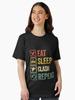 The Clash Funny eat sleep clash repeat retro vintage Essential T-Shirt