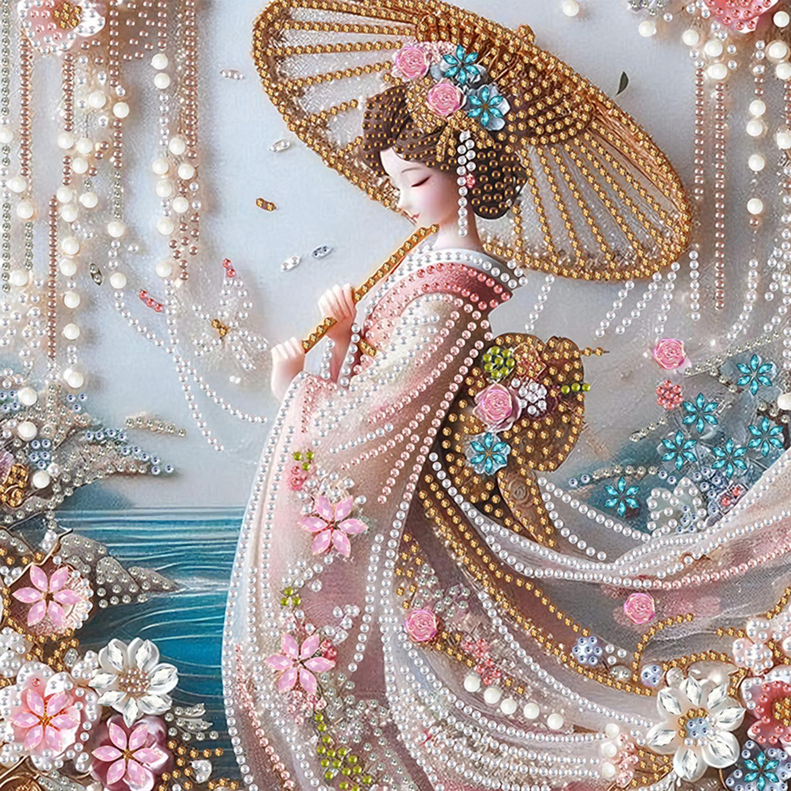 

Beauty Special Shaped 5D DIY Partial Drill Diamond Dots Paintings for Adults Home Wall Decor Diamonds Paintings Gem Art 30x30cm