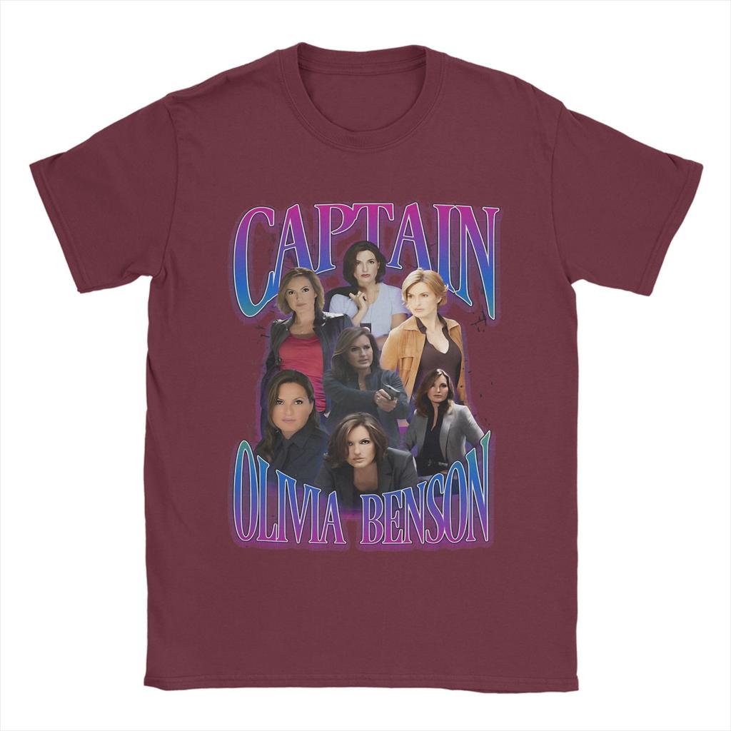 Oliviaed Benson Law And Order New Arrival T Shirt Men Women  Pure Cotton  Tee Shirt Clothing