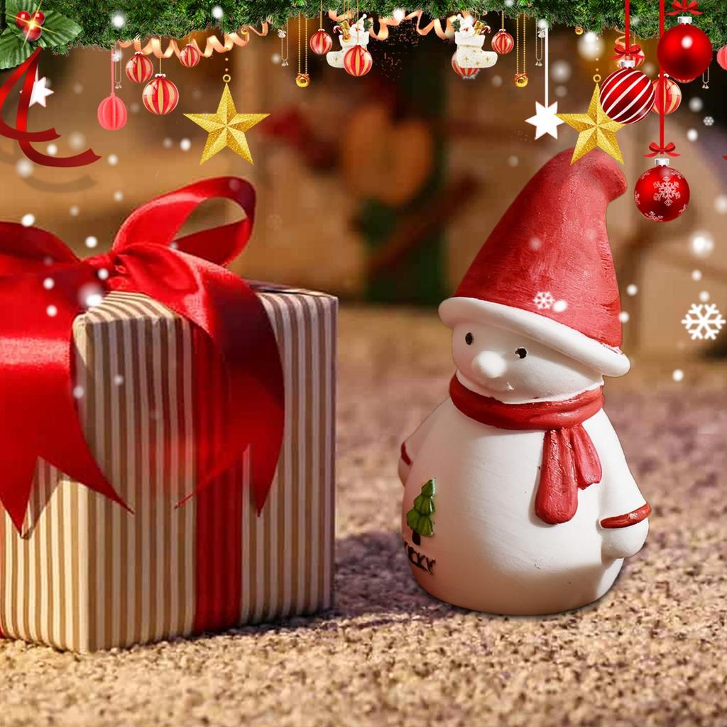 Christmas Molds Santa Claus Snowman Moulds 3D Christmas Molds For Candles Non-Stick For Home Desk Holiday Halloween Craft Soap