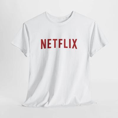 Men's and Women's T-shirts Netflix T-Shirt – Unisex Logo Cotton Tee for Men Women or Movie Fans