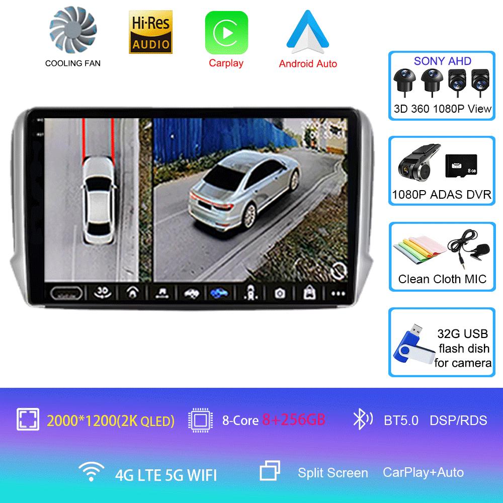Android 14 For Peugeot 2008 208 Series 2012 2013 2014 2015 - 2018 Multimedia Stereo Car GPS Player Navigation Radio Video Player