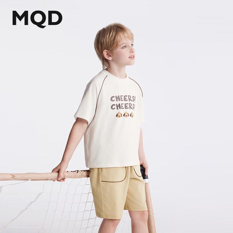 MQD Boys  Summer Cartoon Graphic T-Shirt & Shorts Set 160cm