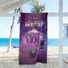 Messi Personalized Name Beach Towel High Absorbency & Quick-Dry Suitable for Sports Travel Swimming Yoga Bathroom Beach And Pool