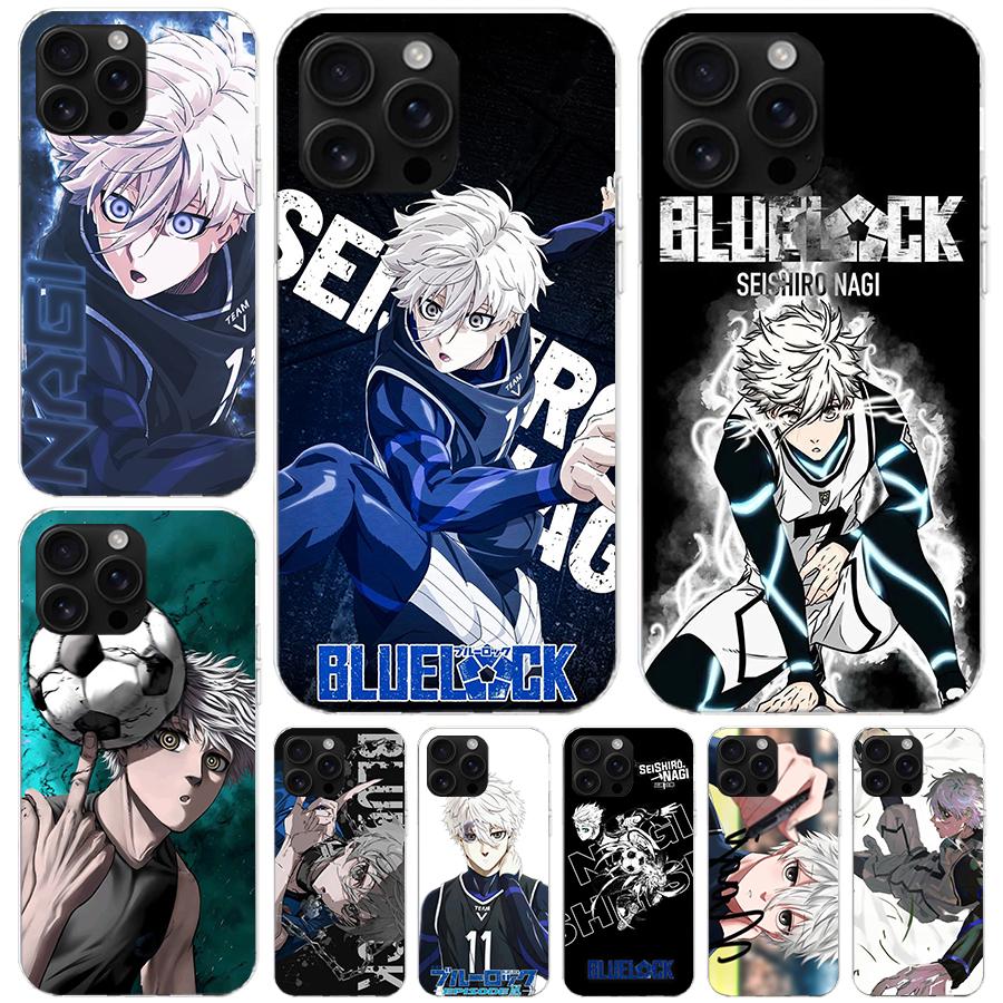 Blue Lock Nagi Seishiro Soft Phone Case For IPhone 11 17 Air 16E 16 Pro Max 15 + 14 Plus 13 Mini 12 Apple 7 SE 8 Fundas Coque 11
