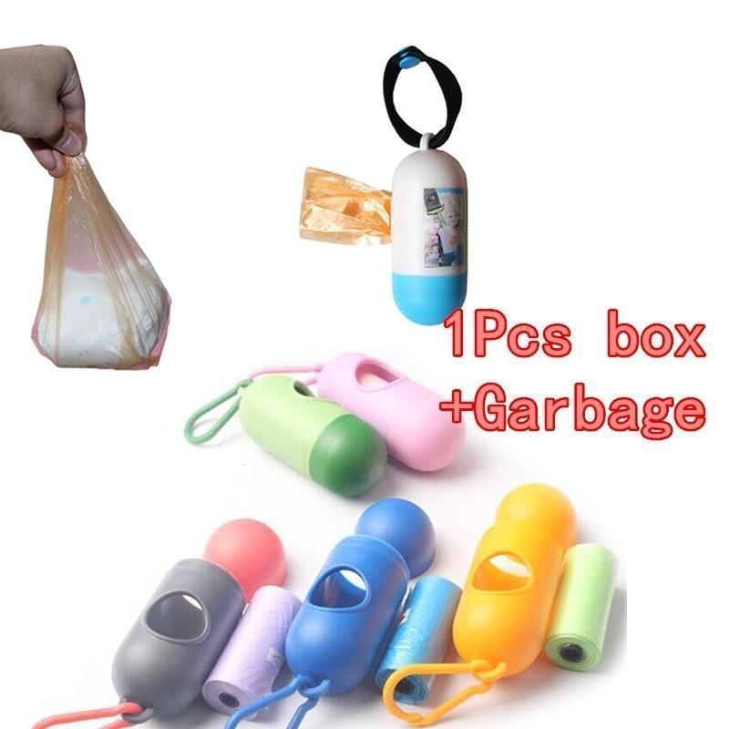 1 ks Přenosné dětské opuštěné pleny Sáčky na odpadky Sáčky Pouzdro Pet Odpadky Odnímatelný box Taška na pleny pro péči o dítě (Barva Náhodná)