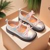 Girls Bow Princess Leather Shoes 2025 Spring and Autumn Lolita Children Shallow Mouth Single Shoes Middle and Older Children and Students Perfo