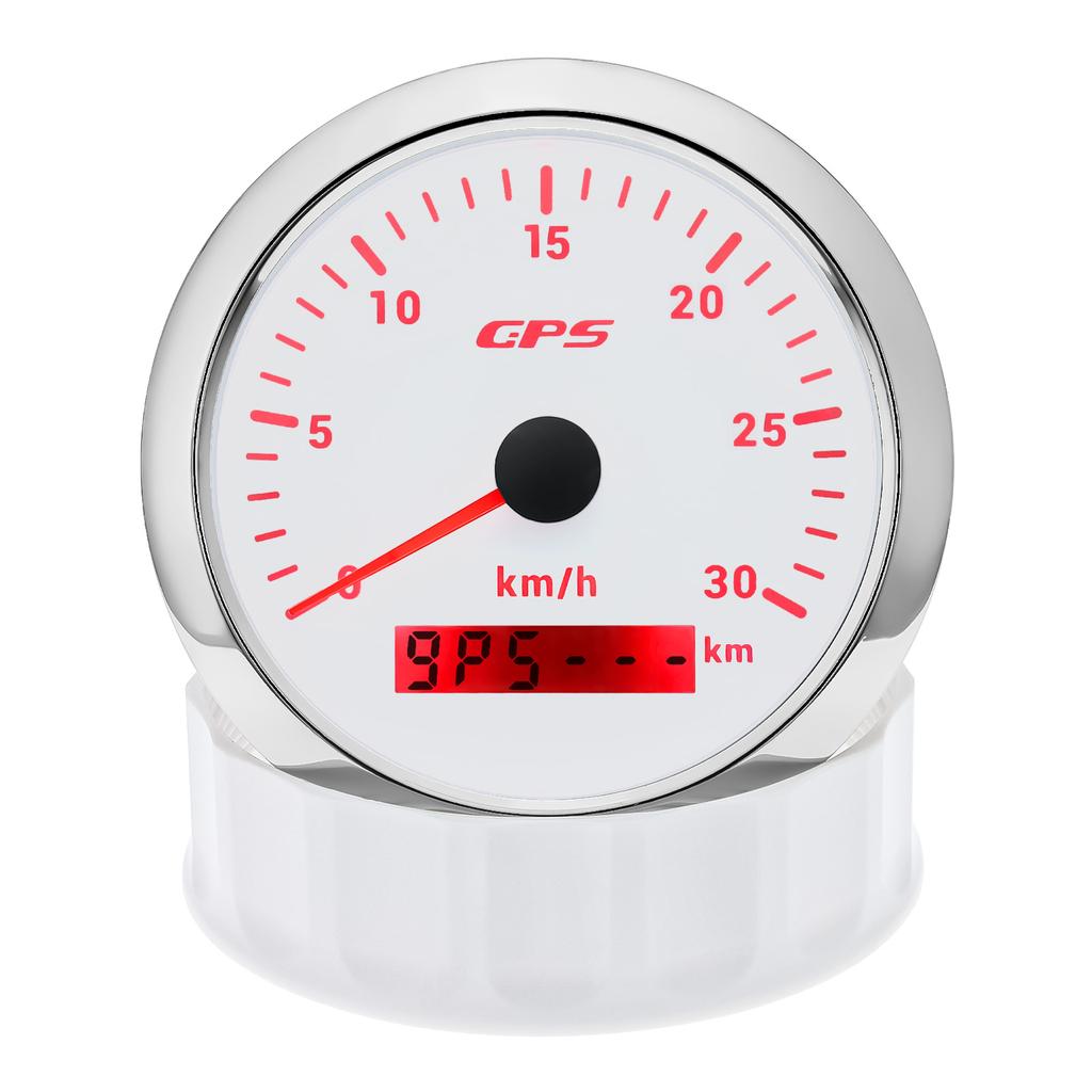 30/60/80/120/200KMH 7 Colors Backlight 85MM GPS Speedometer Gauge with GPS Antenna Motorcycle Boat Car Truck Speed Gauge Meter