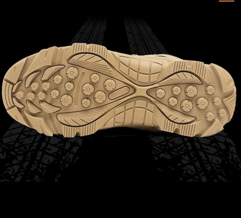 Zimní boty pro muže Kozačky Outdoorové Vysoké kožené Plátěné Ležérní Teplé Plyšové Turistické Horolezecké Kotníkové Vojenské