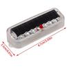 Solar LED Auto Anti-Heckkollisionslicht Antikollisionswarnung Verkabelungsfreies Licht Vibrationssensor Blinkendes Atemlicht