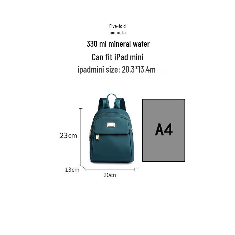 New Women's Lightweight Oxford Cloth Mini Fashion Backpack - Waterproof and Trendy