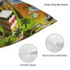 Soft The Little Mole Krtek Pillowcase Fabric Cushion Cover Gift Cartoon Floral Throw Pillow Case Cover Home Zipper
