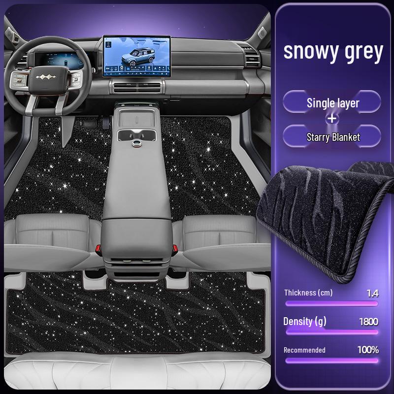 Eco-friendly Waterproof & Dustproof Floor Mats for Equation Leopard Titanium 7 - Double-layer Car Interior Accessories
