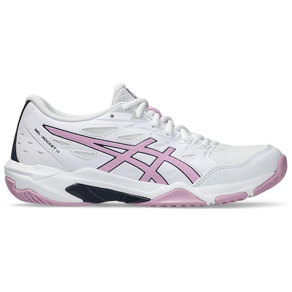 ASICS GEL-ROCKET 11 White Light Ube Lightweight Womens Badminton Shoes 1072A093-105