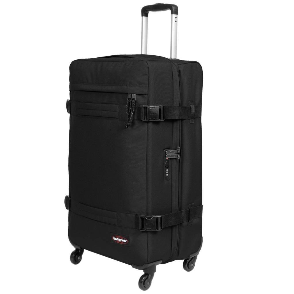 Eastpak Transit'r 4 M Suitcase, Unisex black Walizki