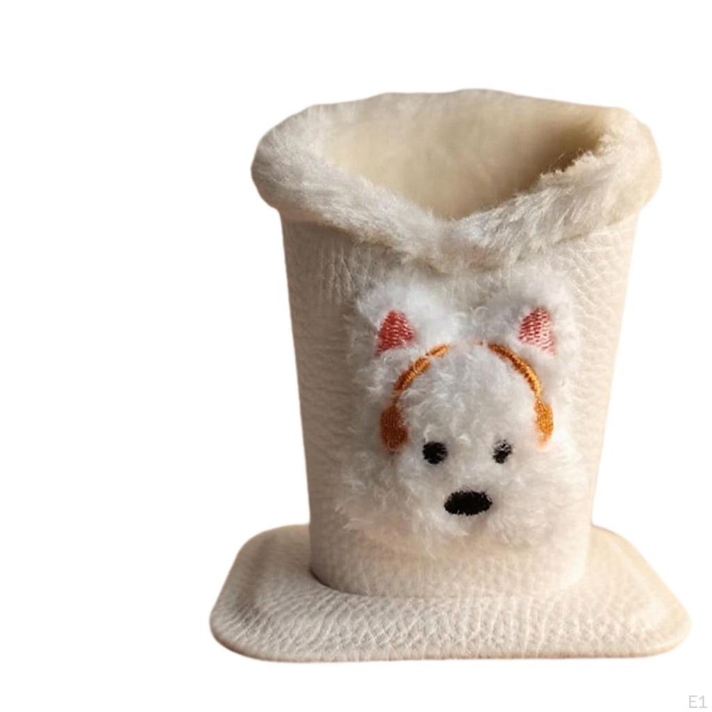 Porte-lunettes doublé Mignon Support à lunettes Étui Organisateur de rangement pour bureau