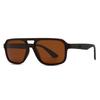 High Quality High End Designer Style Retro Timeless Edgy Punk Oversized Square Shaped Female For Both Male Sun Glasses