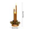 New Christmas Led Flameless Candle Desktop Simulation Candle Lamp Plastic Night Light Christmas Festive