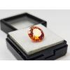 Orange Zircon For Making Ring 6-7 Ct Round Cut Stunning Loose Gemstone
