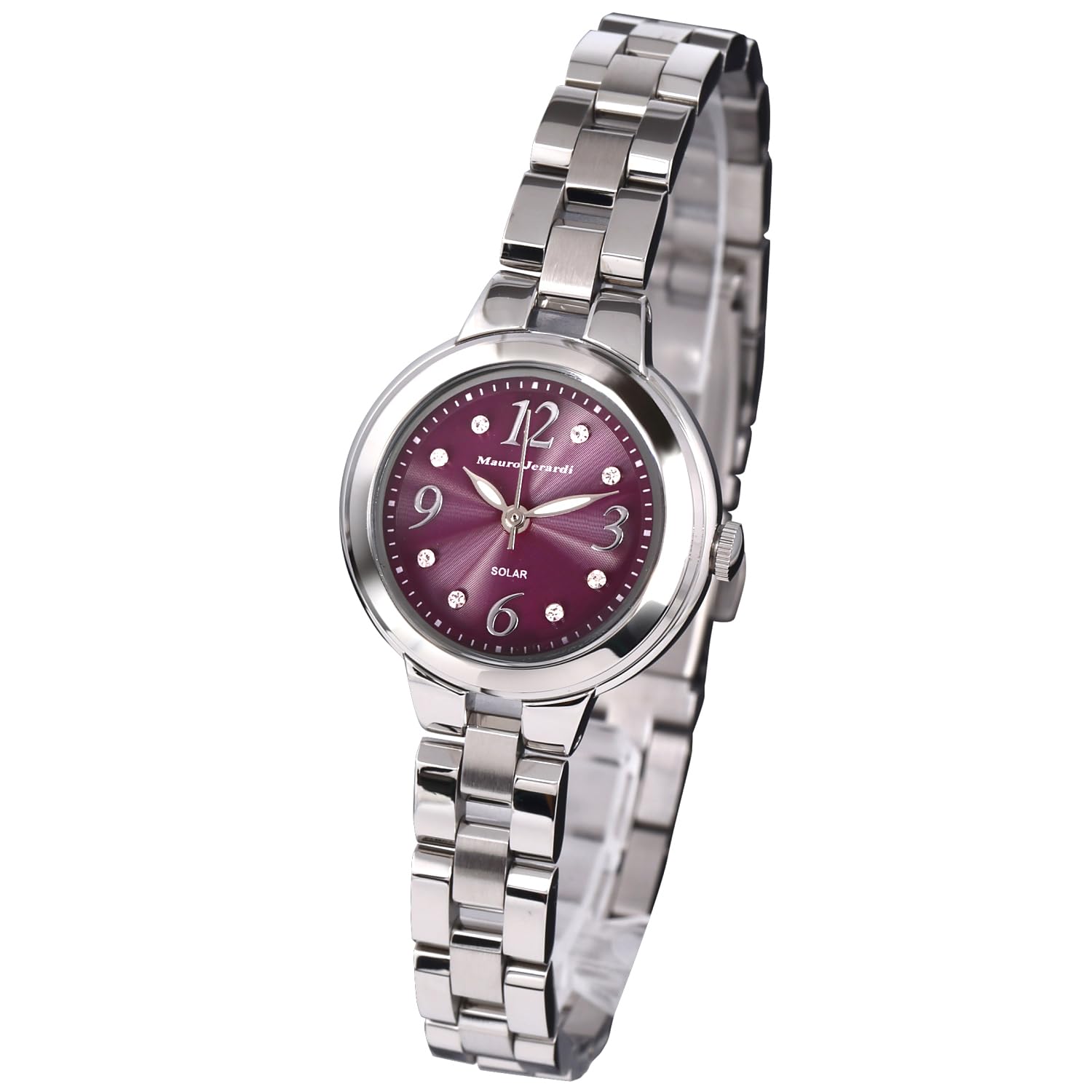 

Solar Watch for Stainless Color [Mauro Gerardi] Women, Steel, MJ056-4 (Dial - Red)