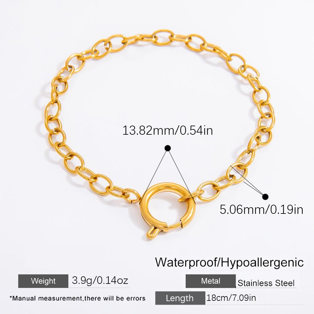 Sommer Meeresstil Bunter Muschel Seestern Anhänger 18K Vergoldeter Edelstahl Geschenk Schmuck