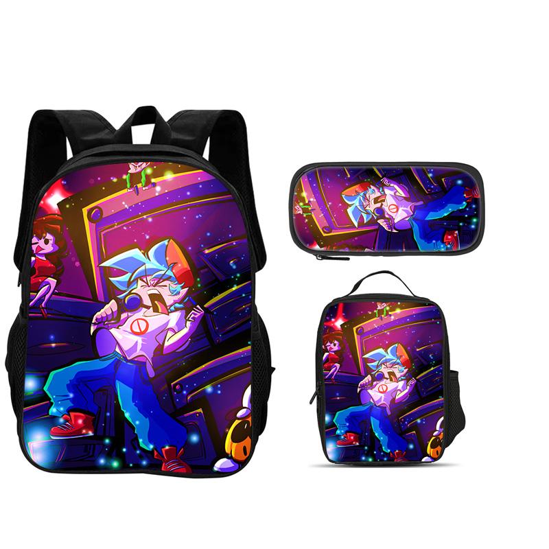 Fundamental Round Front Carrier Rucksack Versatile Style Trend Animated Boys Plus Girls School Birthday Best Gift