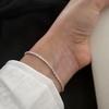 Sparkling Rhinestone Ball Pearl Bracelet for Women Minimalist Beads Double-Layer Tassel Bracelet Exquisite Jewelry Party Gifts