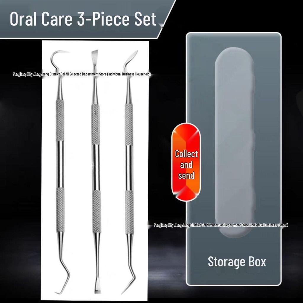 Dental Tartar Remover Kit: Oral Endoscope & Toothpick for Home Use