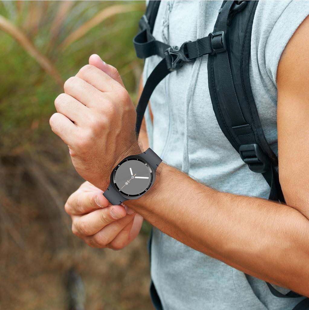 Tempered Glass+ PC Cover for Samsung Galaxy Watch 8 44mm All Coverage Protective Bumper Case for Galaxy Watch 8 40mm Accessories