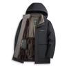 YUZHAOLIN Men's Fleece-lined Hooded Winter Jacket