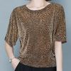 Red Black Shine Women Blouses Plus Size Women Shirts Glitter Woman Shirt Tops Fashion Elegant Shiny Sequin Blouse