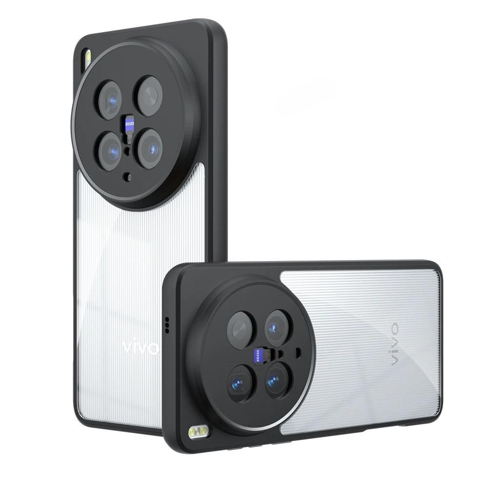 

Матовый противоударный мягкий прозрачный чехол для VIVO X200 Ultra X200Pro Mini X100 Pro X100S Ultra Hard Bumper Прозрачная задняя крышка vivo X100 Pro чистый