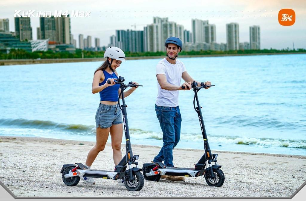 KuKirin M4 MAX Electric Scooter 800W Motor 48V18.2Ah Battery 10 Inches Tires 45km/h Max Speed 64km Range E-Scooter For Aldult