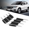 Pair of Car Exterior Hood Side Air Intake Flow Vent Shark Gills Outlet Decorative Trim Sticker