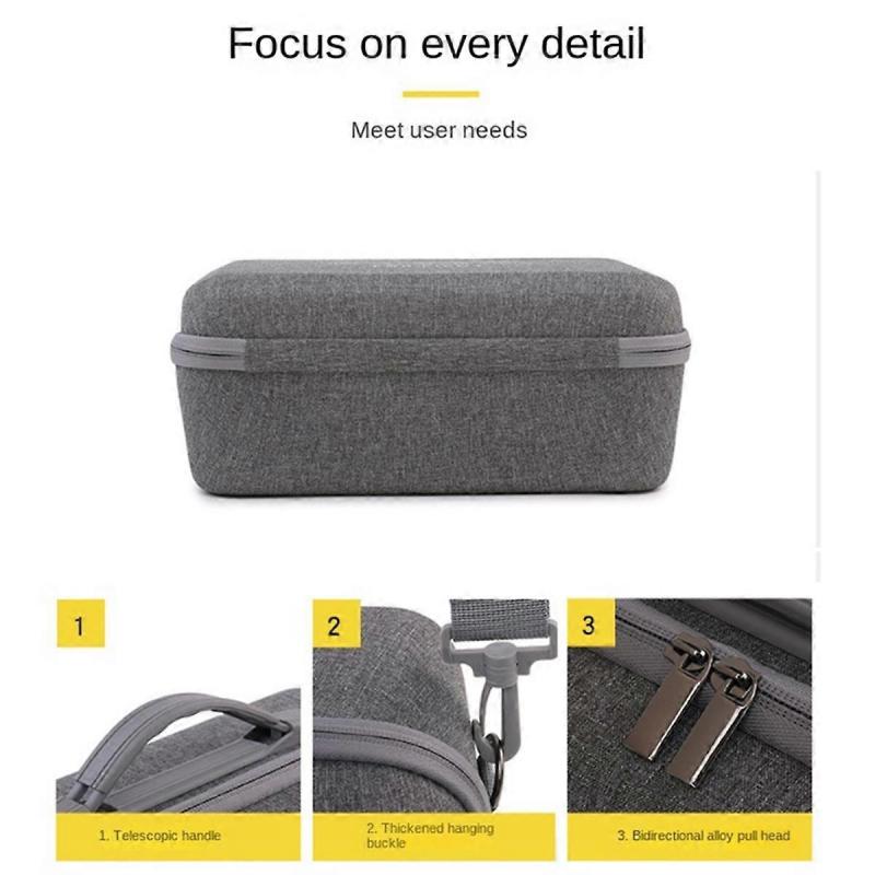 Handbag for PICO 4 VR Headset EVA Hard Storage Bag Box Crossbody Bag Travel Carrying Case