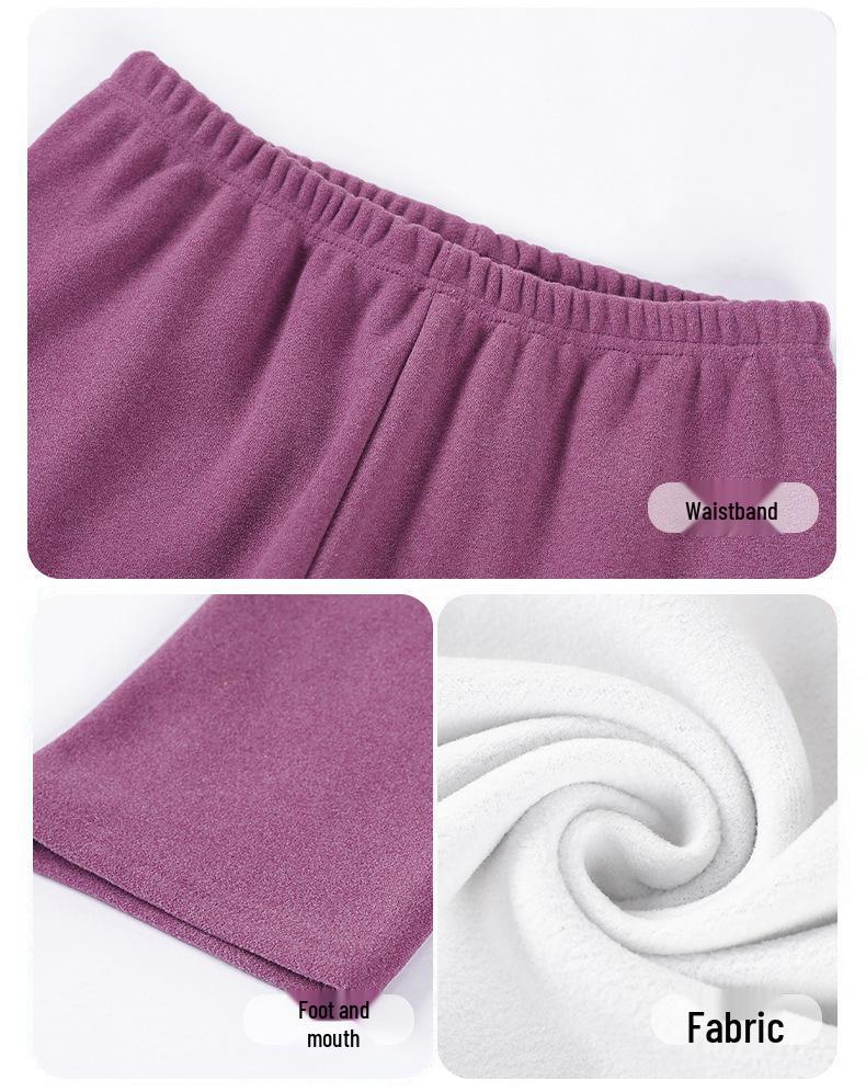 Women's Thermal Fleece-Lined Winter Pajama Set - Cardigan & Pants