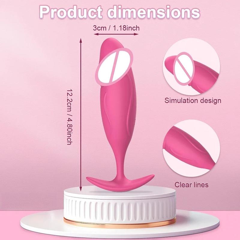 Vibrating Anal Plug Silicone Anal Massager Multispeed Vibration Butt Stimulator Adult Personal Massage Toy
