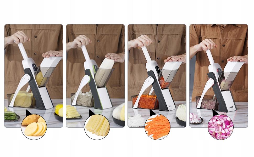 Professional fruit and vegetable slicer French fries slicer adjustable