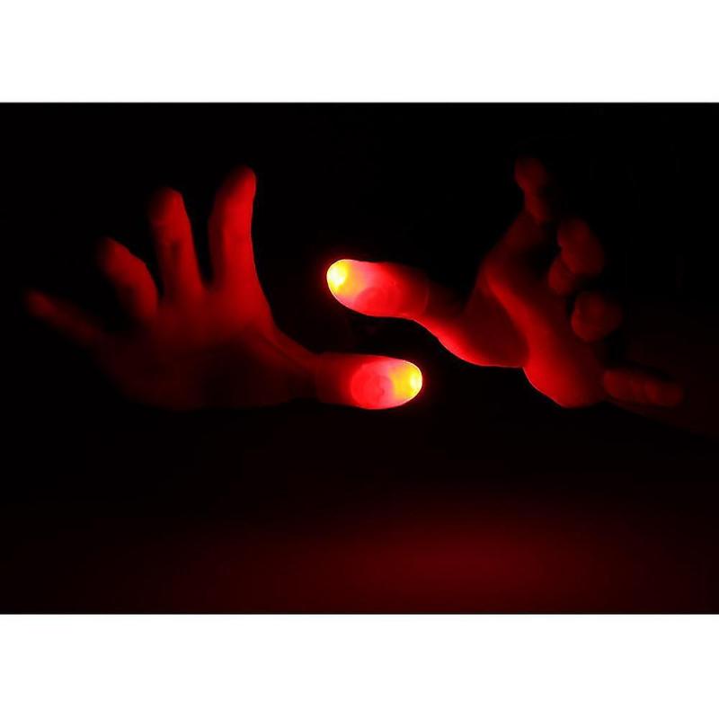 Led Finger Light Rings Glow Magic Finger