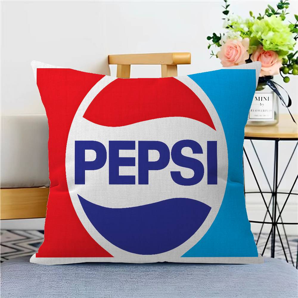 

Модний арт-принт P-pepsi Лого Наволочка Чохол на подушку для дивана Домашній декор кімнати Дитячий подарунок 12x12Inch