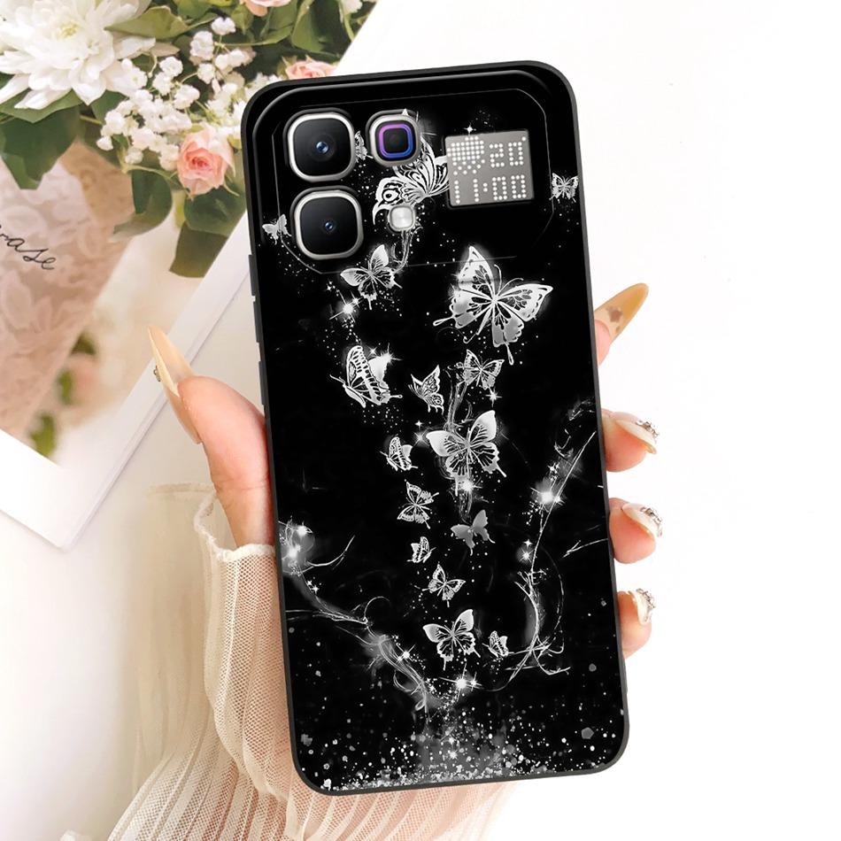 For Infinix Note 60 Pro Note60 Cute Cat Flower Cartoon Phone Case For Infinix Note 60 60Pro 5G Soft Silicone Covers Bumpers